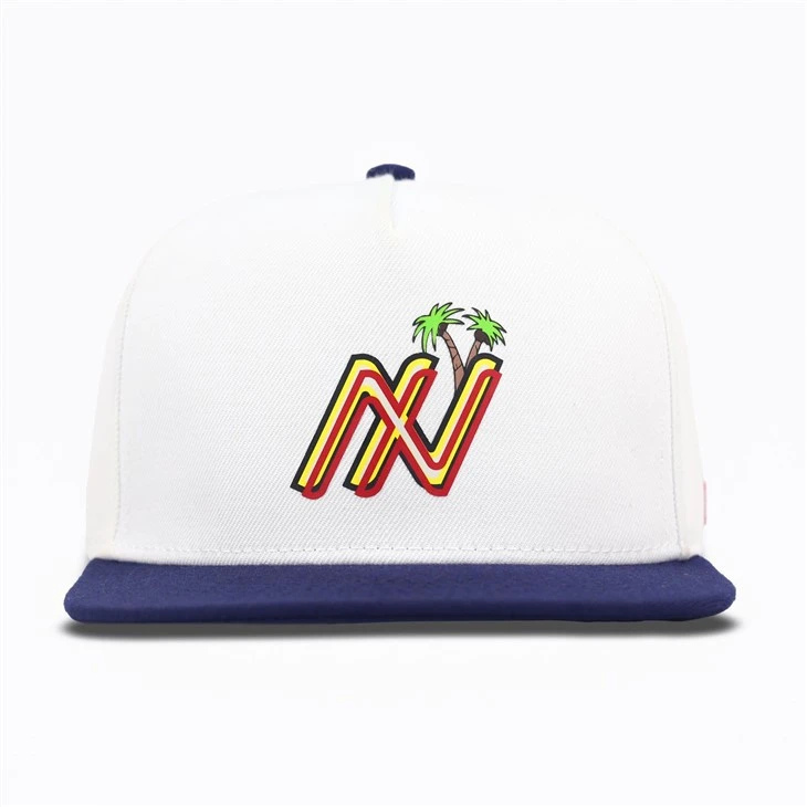 Coconut Tree Pattern Snapback Cap