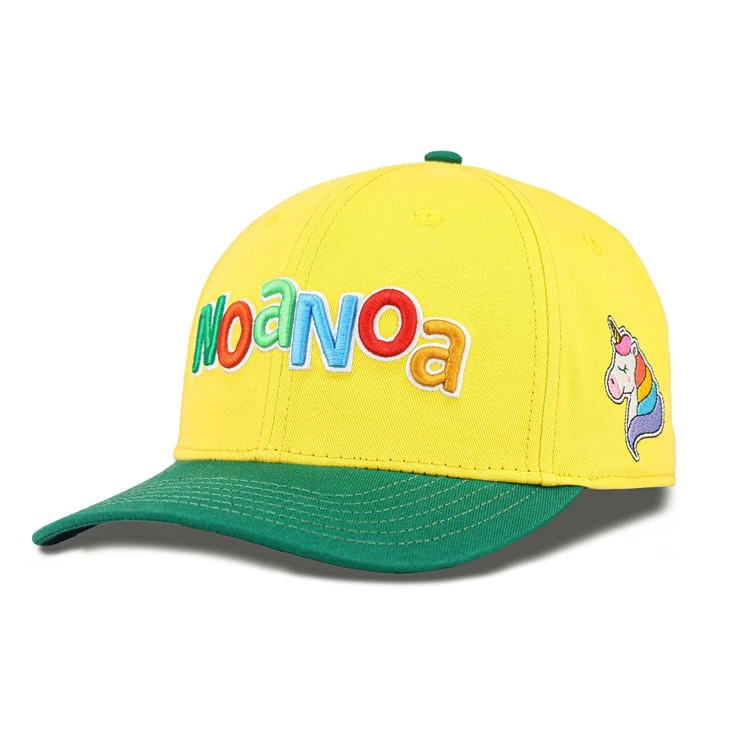 Colorful Three-dimensional Embroidered Letters Baseball Cap